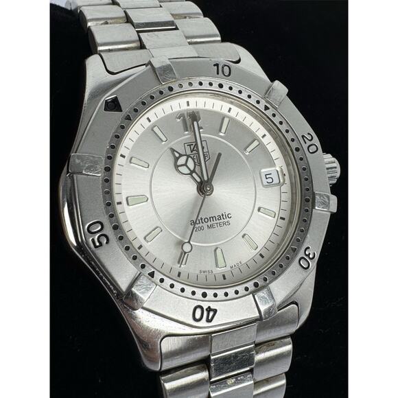 TAG Heuer 2000 Series WK2116-0 Men's Automatic Watch – Stainless Steel - Picture 1 of 12